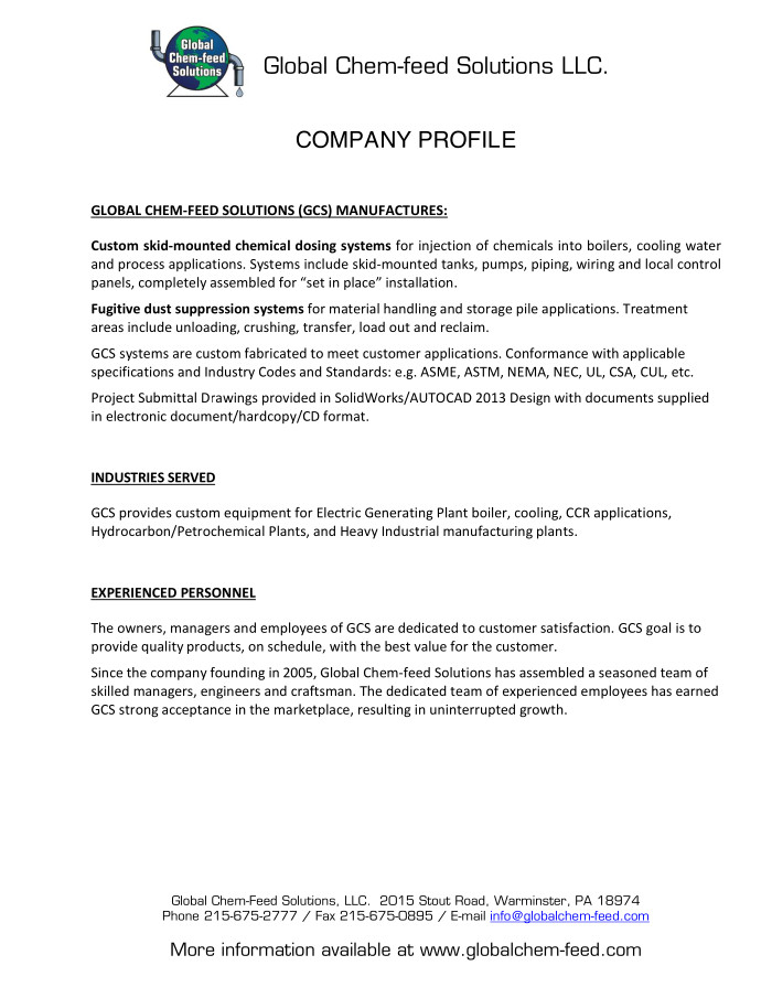 Download GCS Company Profile