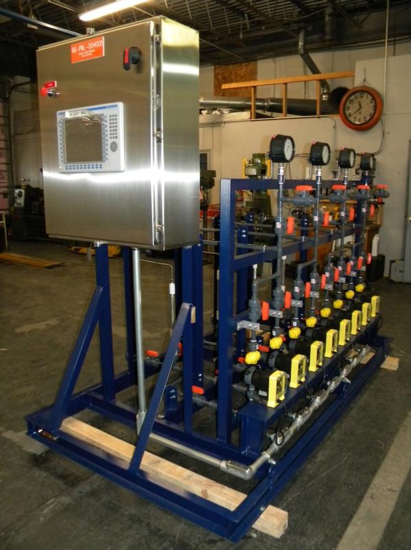 PLC System with HMI Screen