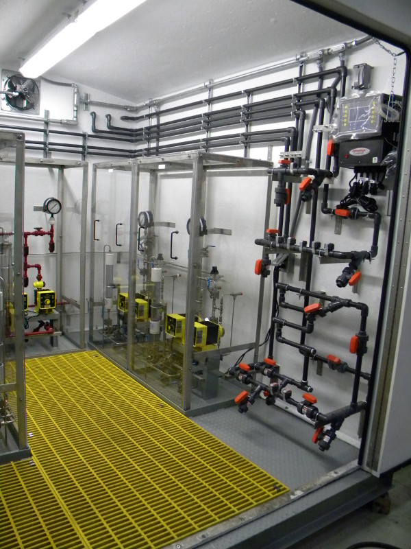 Cooling Water Treatment Analyzer / Sample Rack