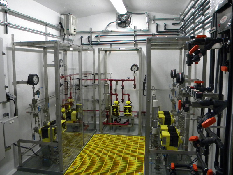 Cooling Water Treatment /w Spray Containment
