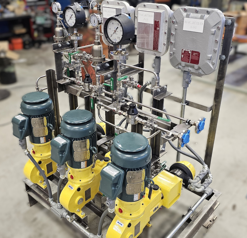 Explosion-Proof Methanol Chemical Feed Skid