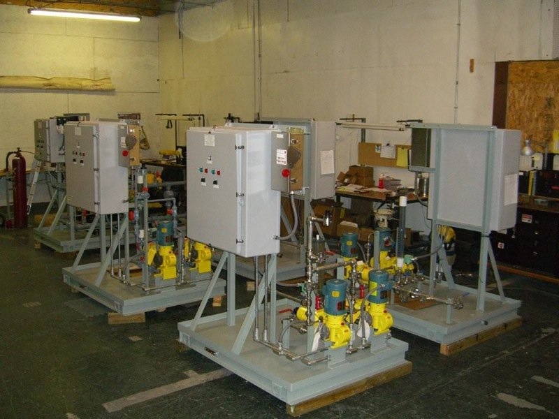 Skids with Leak Containment